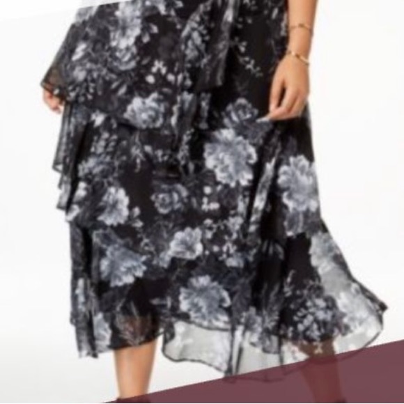 INC International Concepts Dresses & Skirts - Easter sale🤍🖤 Chiffon ruffle skirt